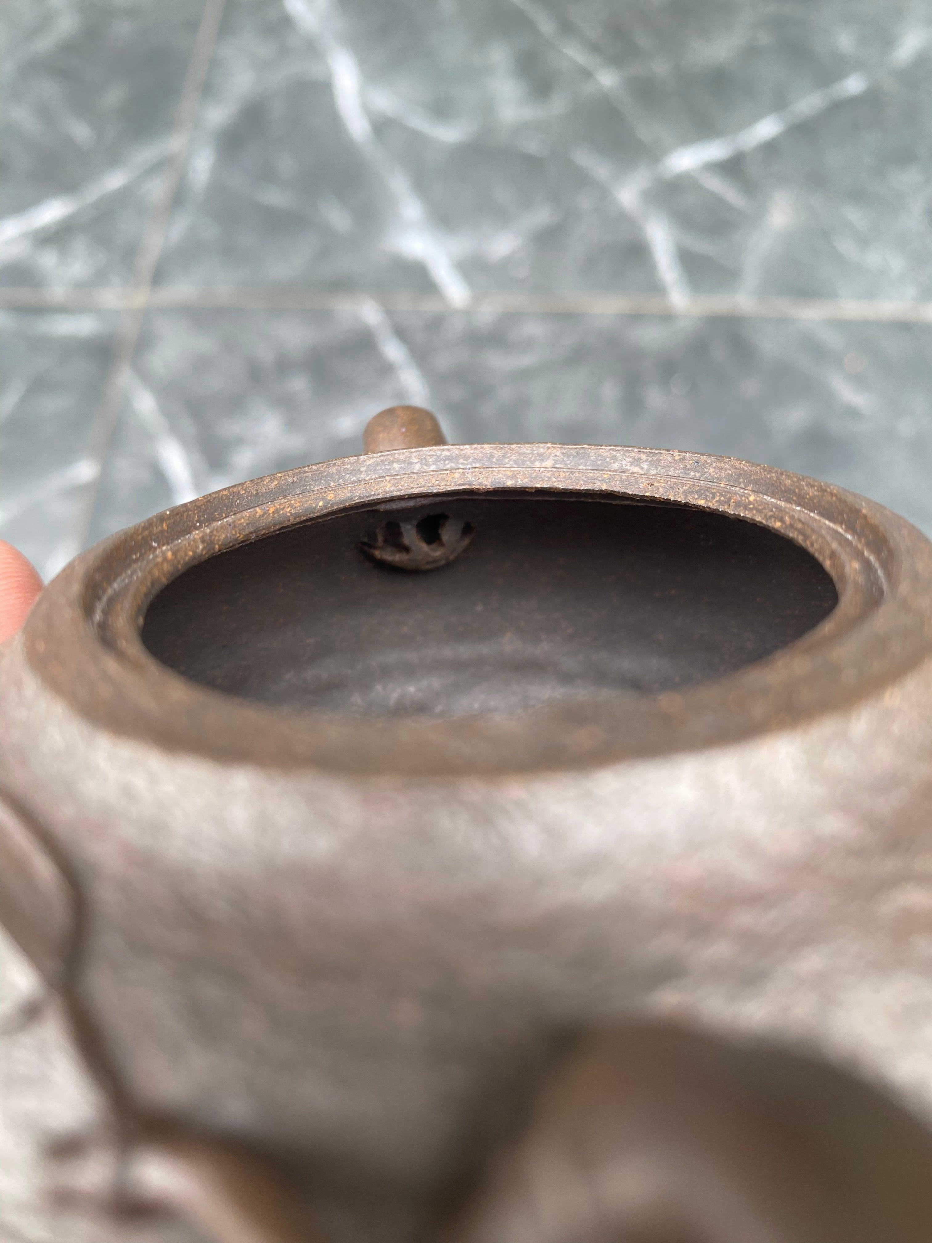 窑宝级柴烧孤品《太湖石趣》全手工制 原矿极品段泥柴烧·200cc