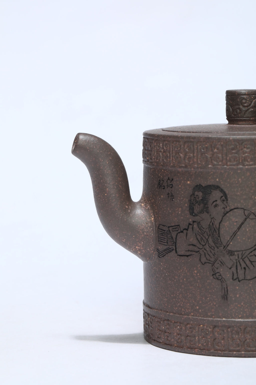 国大师顾绍培·董健合作入册款《云柱壶》收藏级作品 家藏极品老段泥·370cc