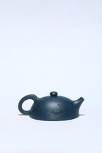国大师顾绍培·董健合作精品《半月壶》收藏级作品家藏极品绿泥·220cc
