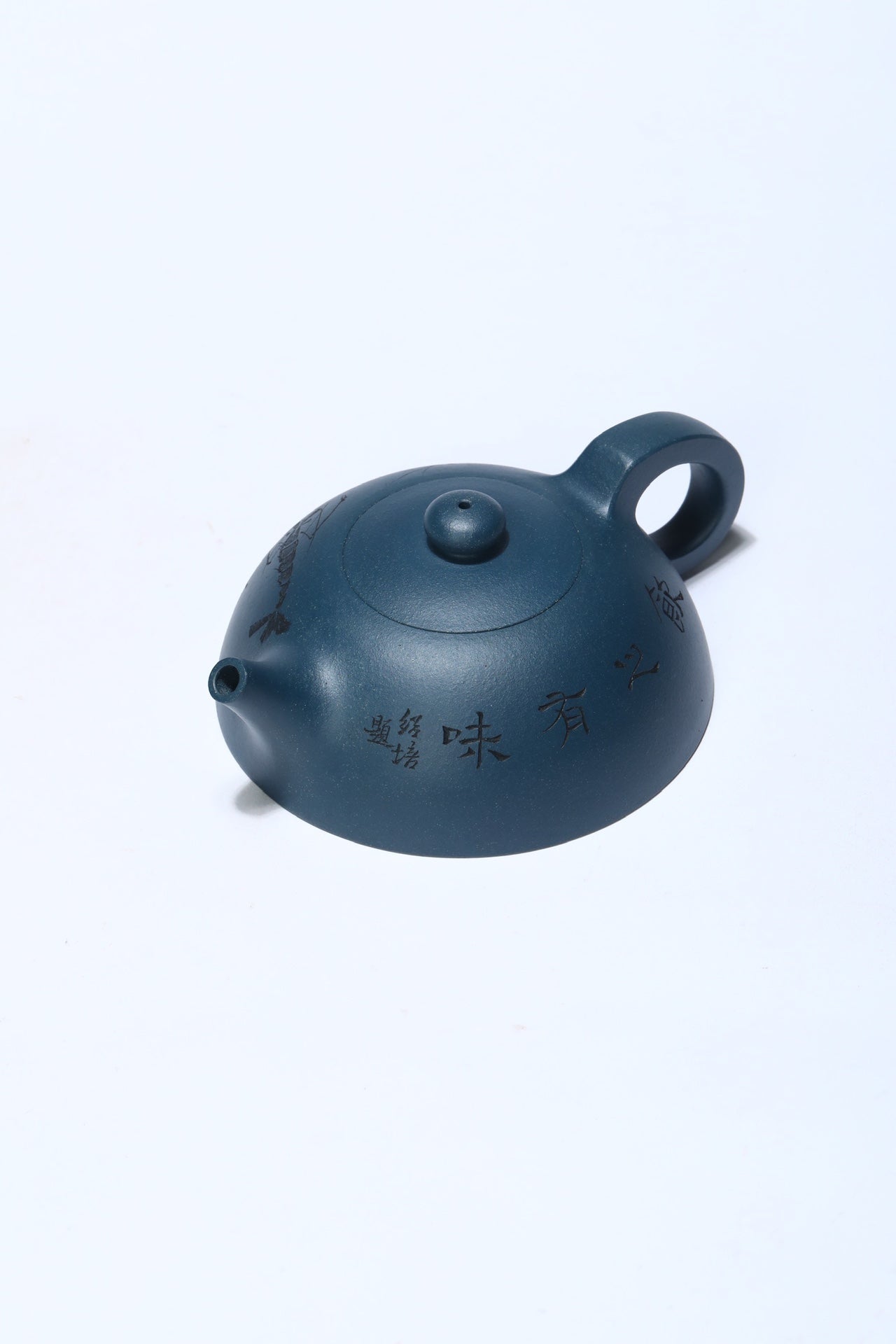 国大师顾绍培·董健合作精品《半月壶》收藏级作品家藏极品绿泥·220cc