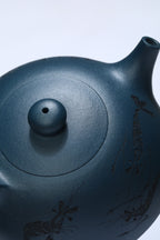 国大师顾绍培·董健合作精品《半月壶》收藏级作品家藏极品绿泥·220cc