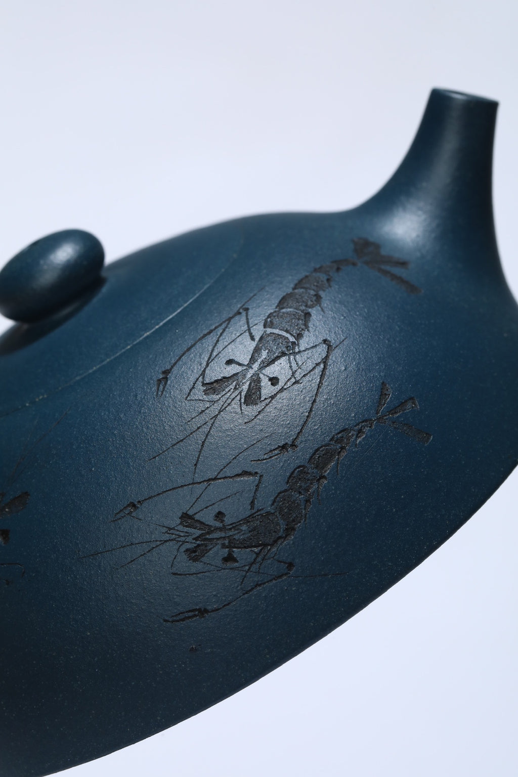 国大师顾绍培·董健合作精品《半月壶》收藏级作品家藏极品绿泥·220cc