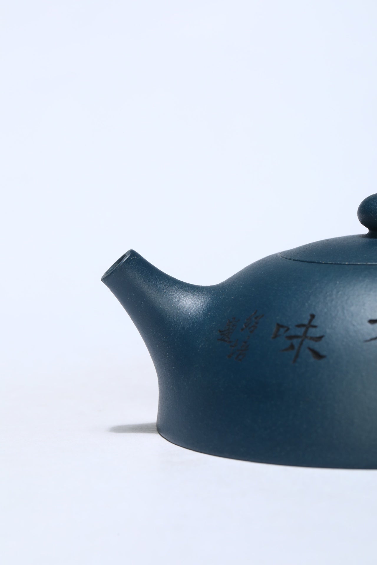 国大师顾绍培·董健合作精品《半月壶》收藏级作品家藏极品绿泥·220cc