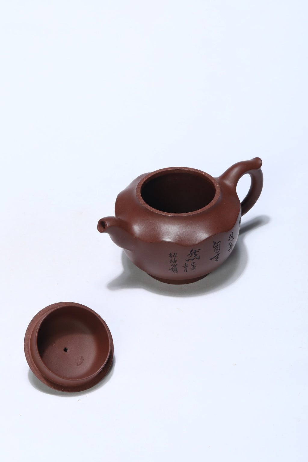 限量款，国大师顾绍培·董健合作精品《荷叶圆壶》入册款 家藏极品清水泥·400cc