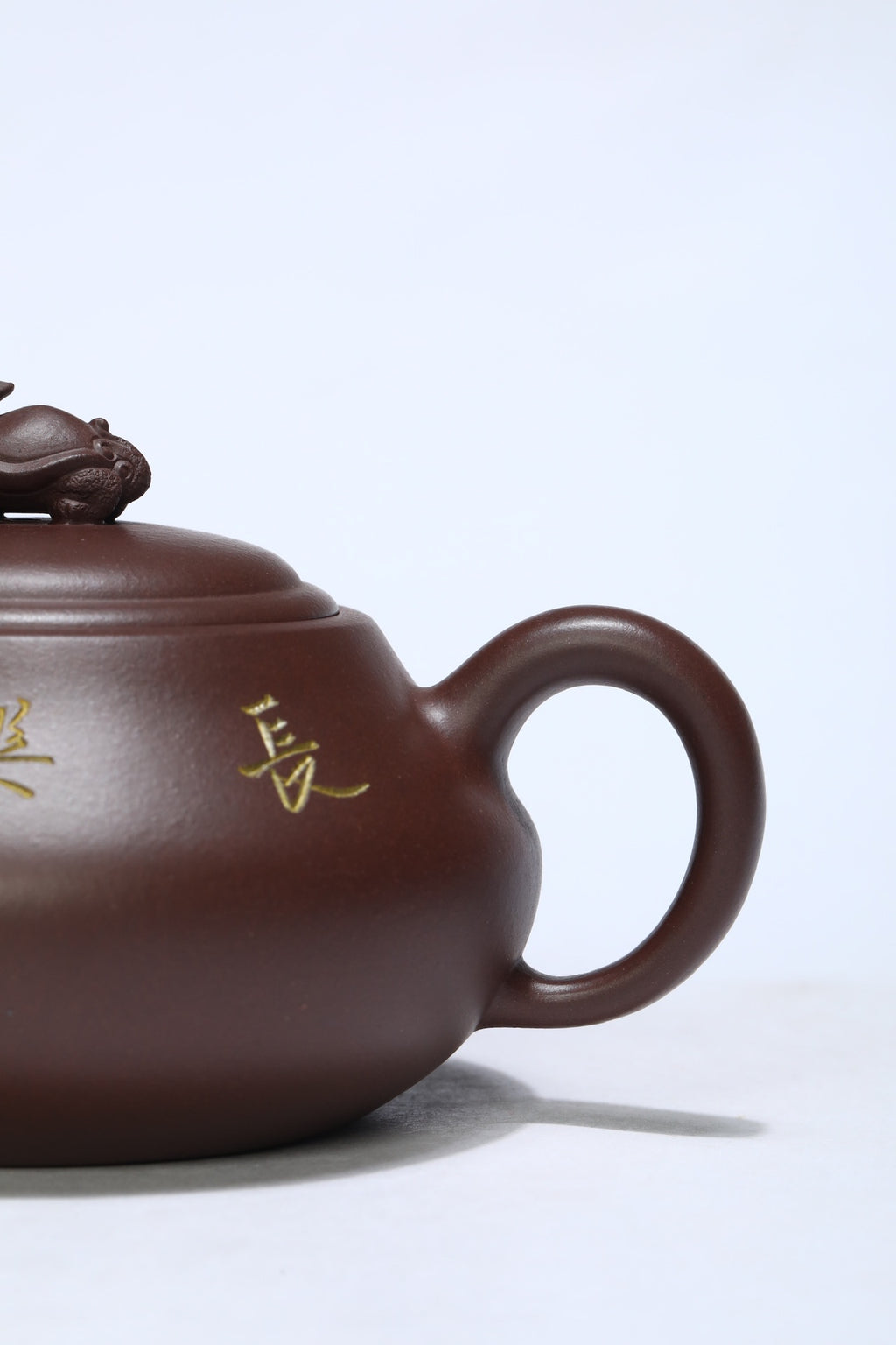 国大师顾绍培·董健合作精品《长乐壶》入册款 家藏极品老紫泥·380cc