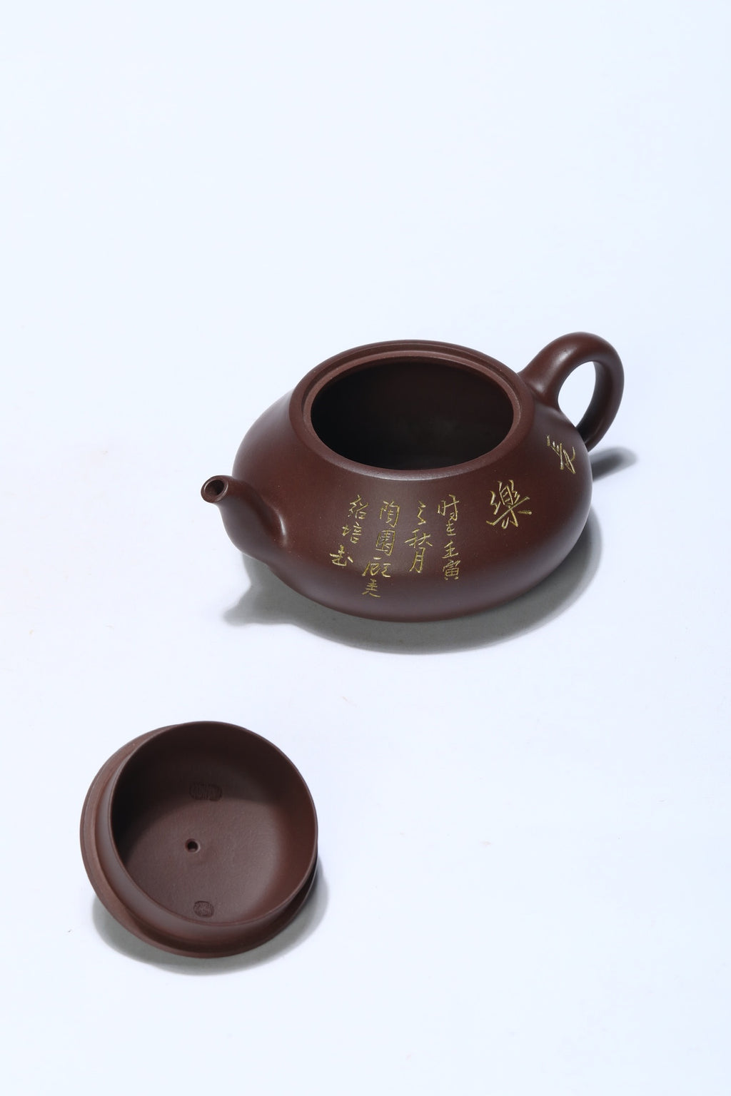 国大师顾绍培·董健合作精品《长乐壶》入册款 家藏极品老紫泥·380cc
