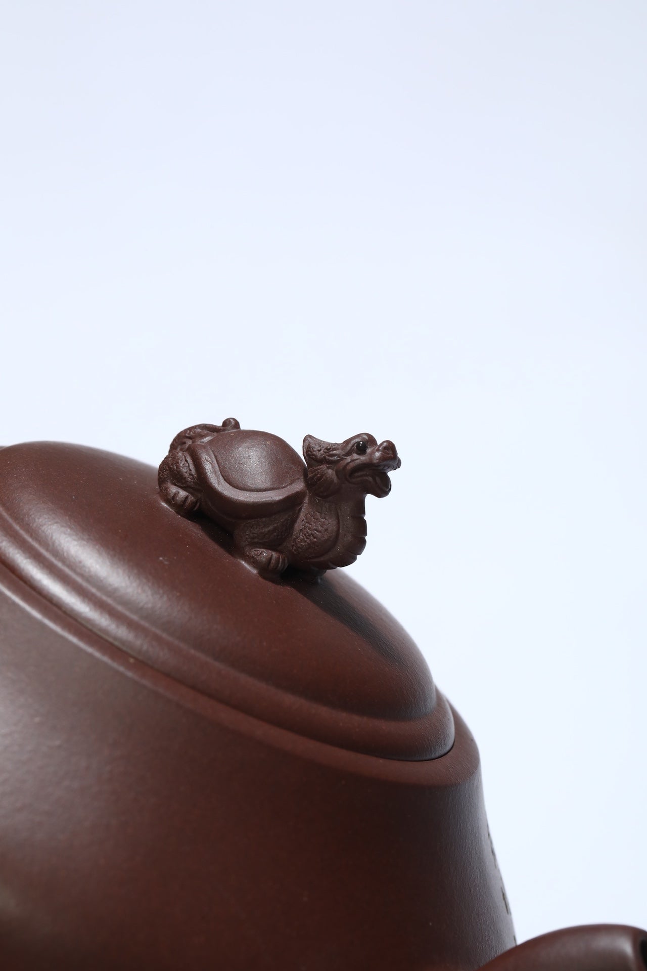 国大师顾绍培·董健合作精品《长乐壶》入册款 家藏极品老紫泥·380cc