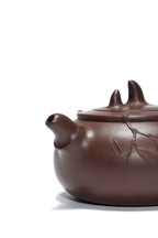 高工精品重器《节节高升》极具收藏佳作 原矿极品老紫泥·400cc 高级工艺美术师·范老师