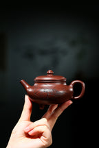 高级工艺美术师·许时娟 亲制【三足泉音壶】原矿臻品 原矿优质老紫泥· 160cc 高级工艺美术师 许时娟