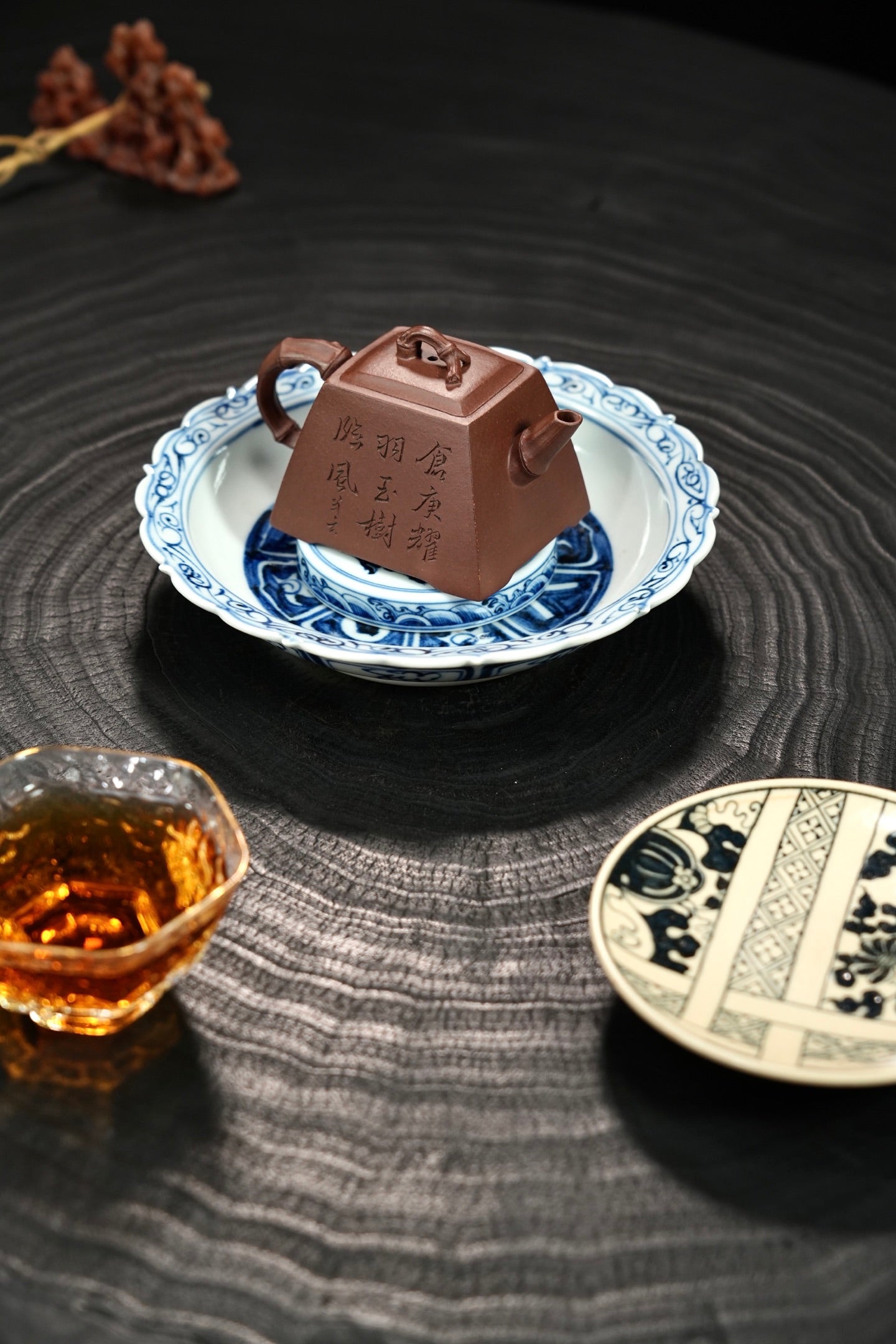 全手工【文竹四方】 原矿极品底槽清·80cc·内推孔