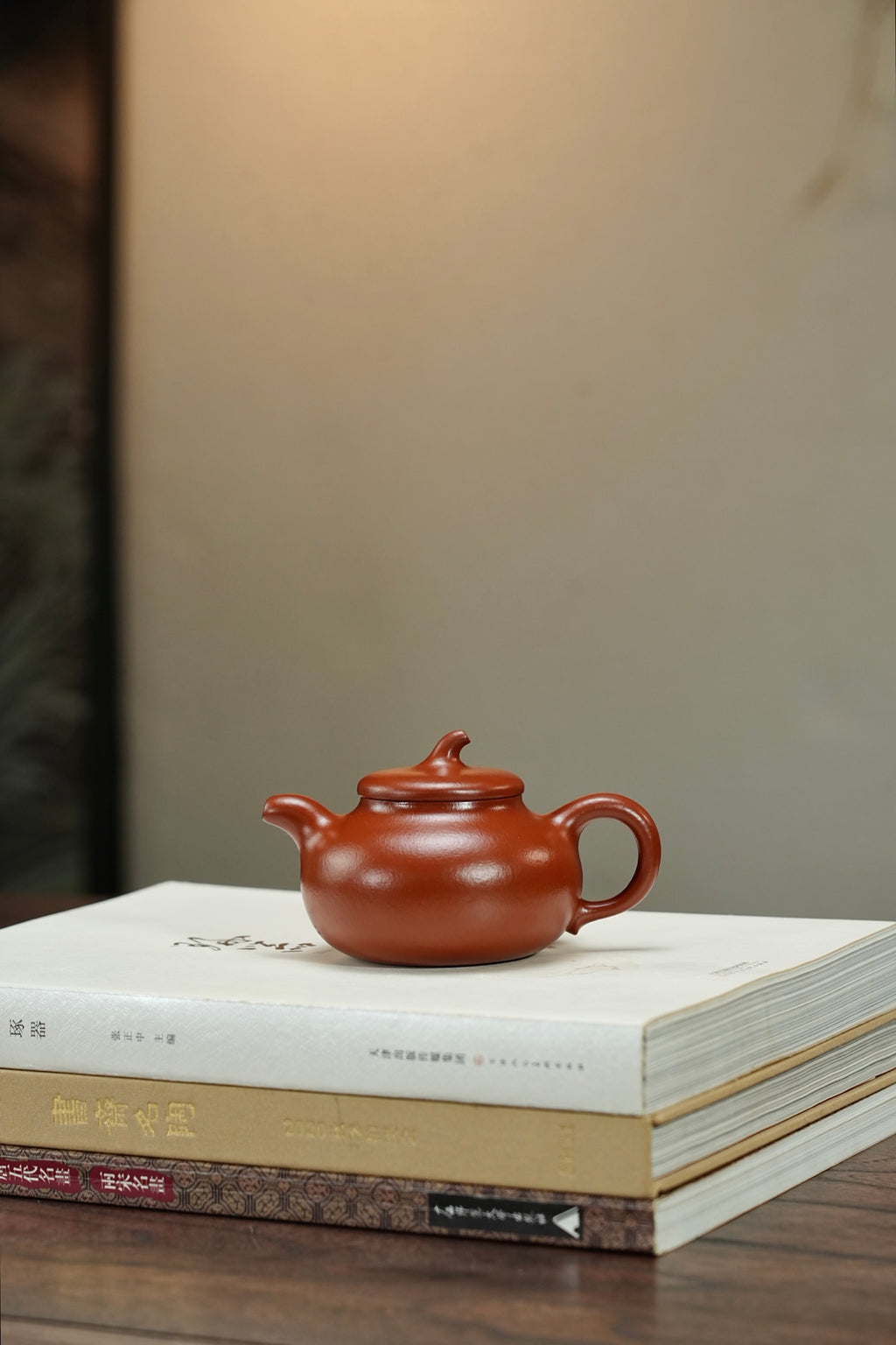 【茄瓜·摹古】 原矿优质朱泥·210cc·9孔  发色正宗，红而不艳，临摹老款，韵味十足
