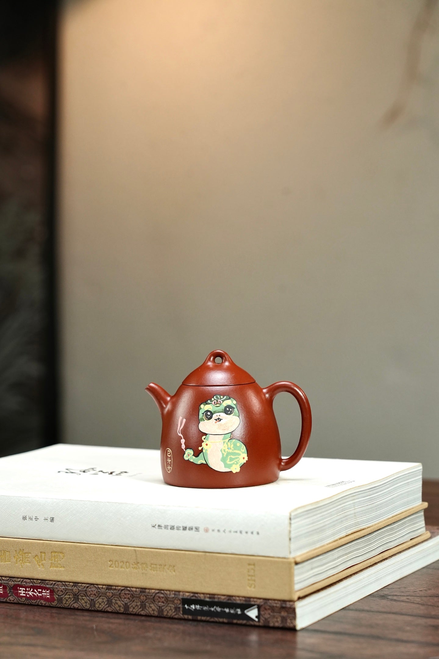 【秦权·经典】 原矿极品朱泥（泥绘）·180cc·内推孔