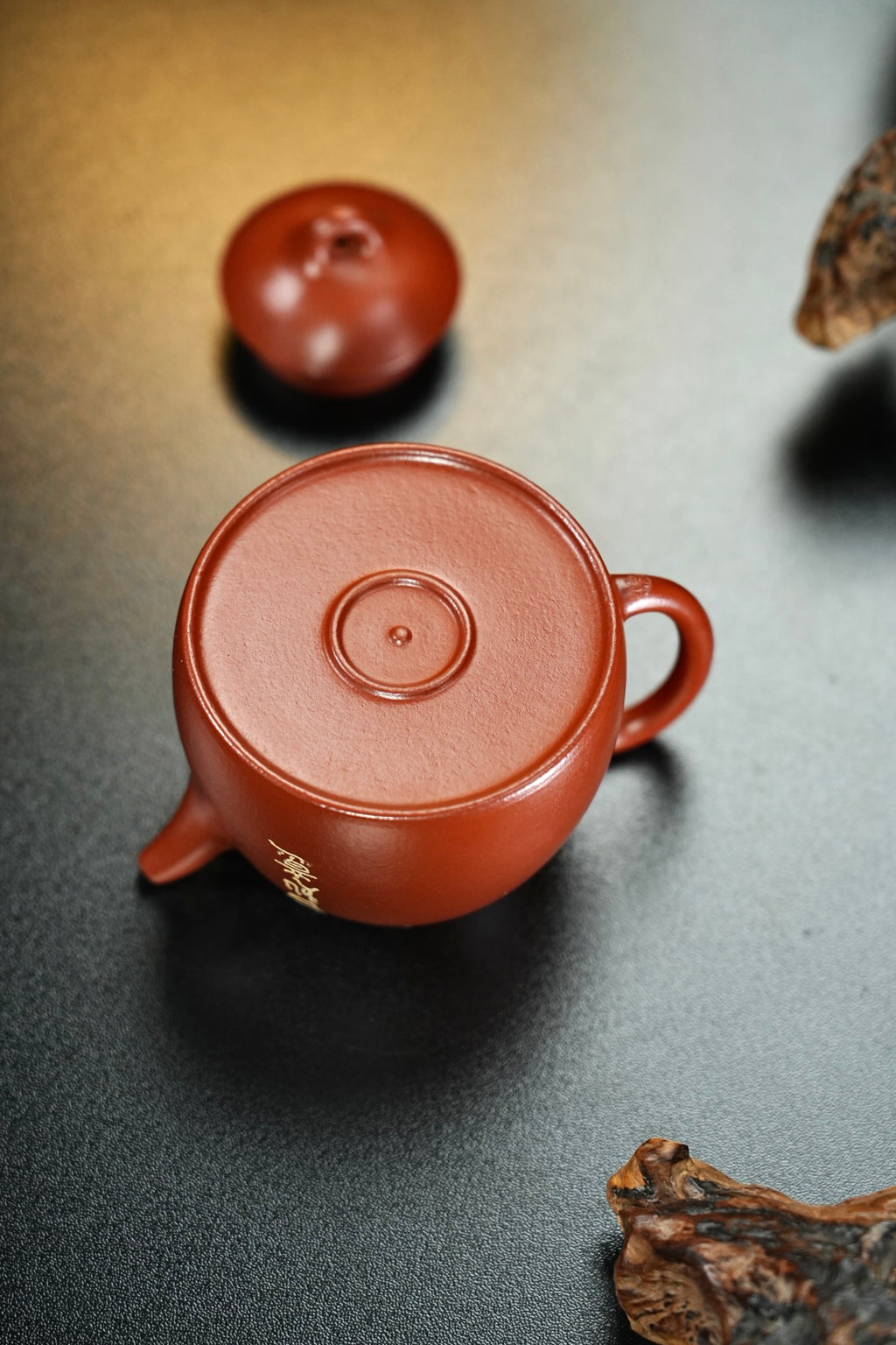 【秦权·经典】 原矿极品朱泥（泥绘）·180cc·内推孔