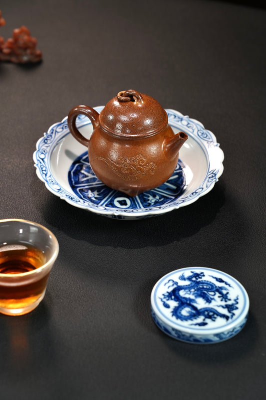 【如意·把玩器】 原矿黄金段泥（柴烧）·150cc·内推孔