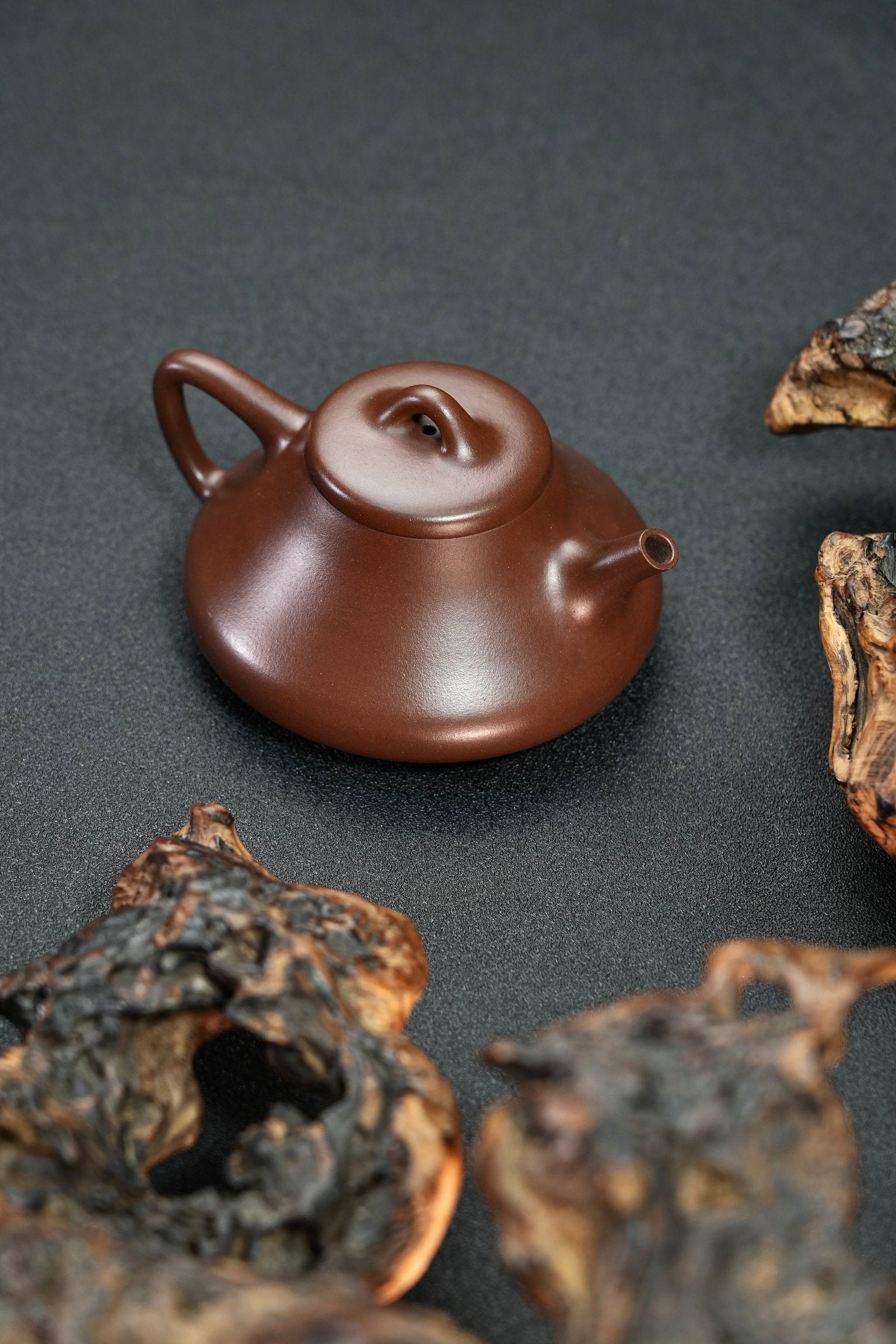 精品👍【础瓢】 原矿极品老紫泥·200cc·14孔