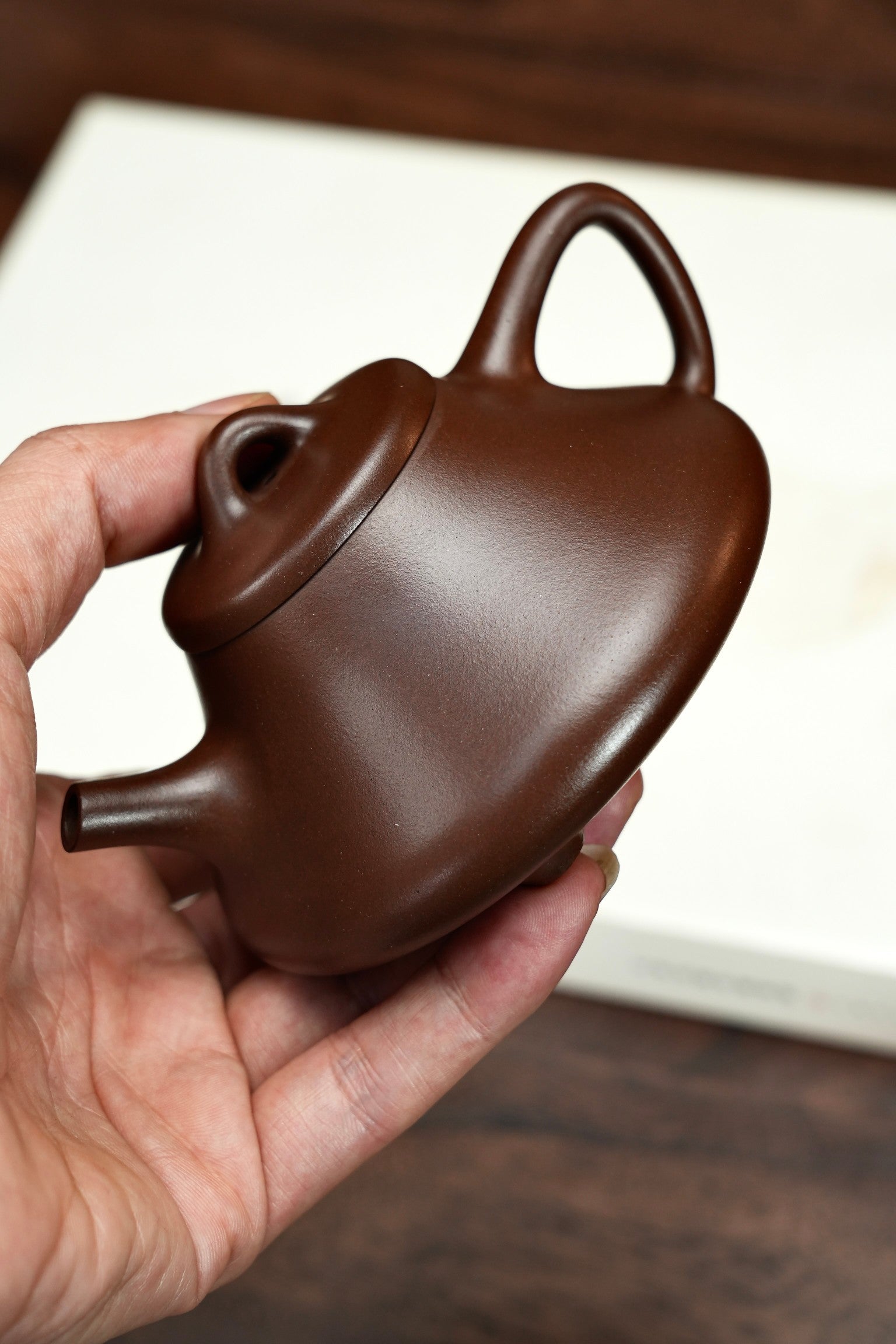 精品👍【础瓢】 原矿极品老紫泥·200cc·14孔