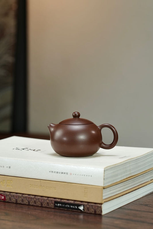 【西施·经典】 原矿极品老紫泥·170cc·内推孔