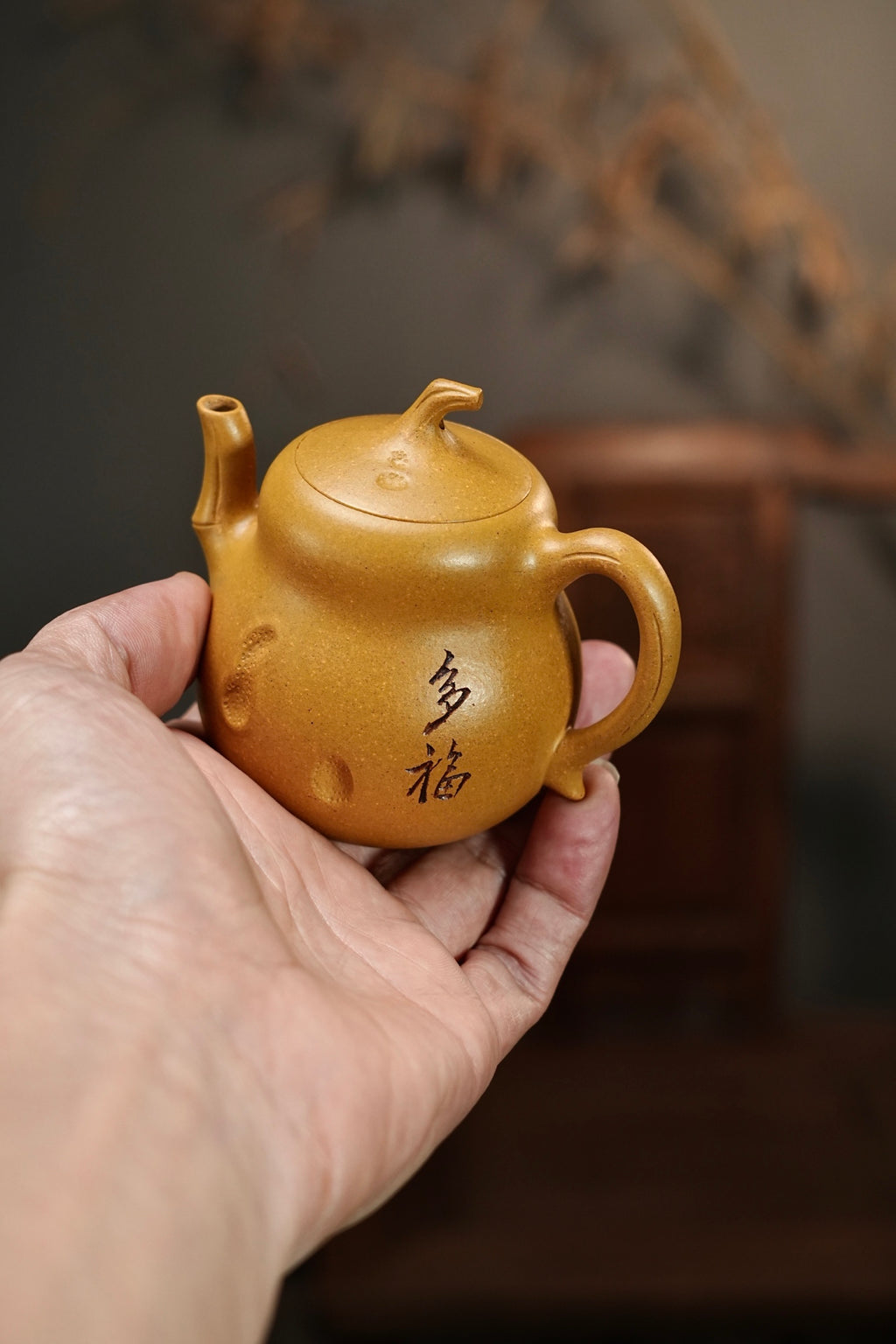 【葫芦·纳福】 原矿极品黄金段·130cc·内推孔