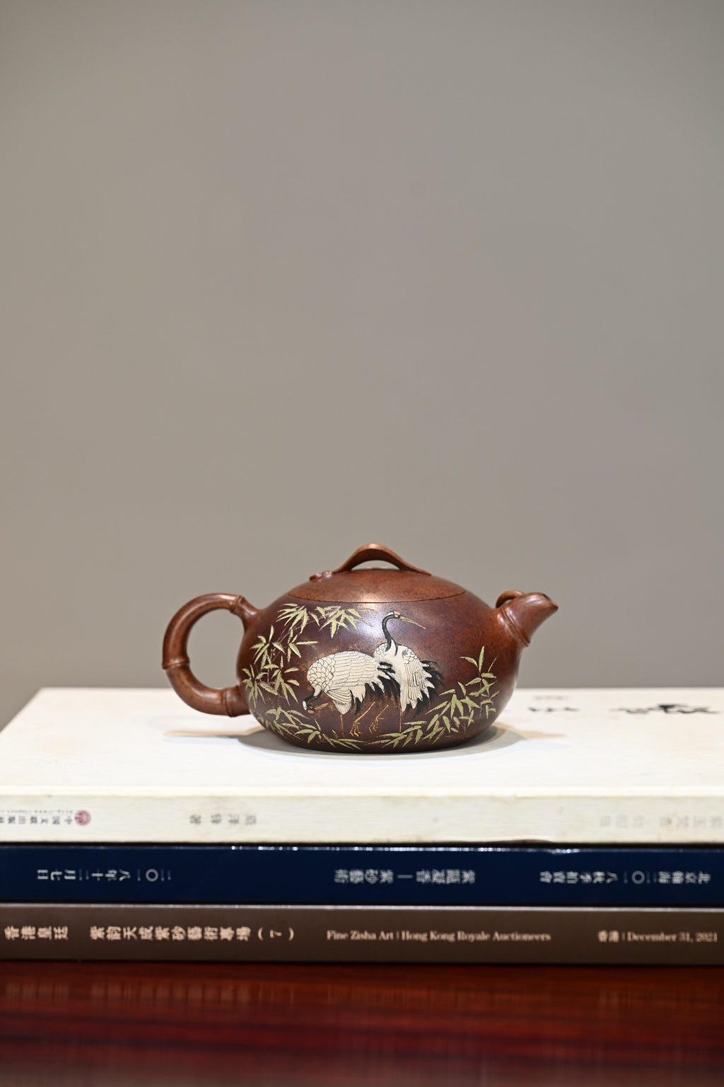 清风竹影·全手工 /高工蒋锡坤作品 /容量300cc/底槽清柴烧