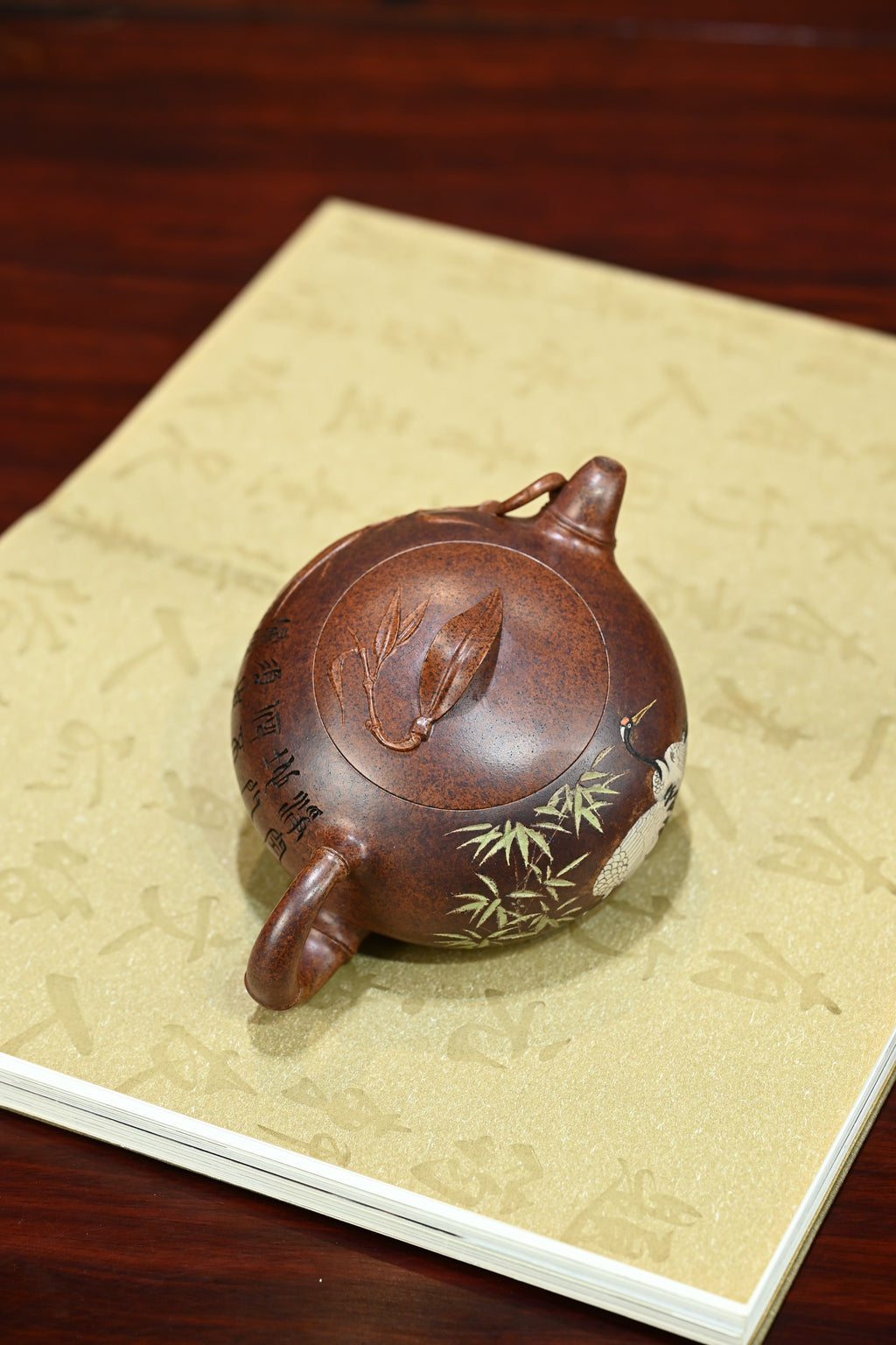 清风竹影·全手工 /高工蒋锡坤作品 /容量300cc/底槽清柴烧