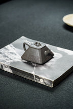四方小石瓢·精工轻胚·130cc 原矿顶级纯料天青 温润如玉 优雅大气