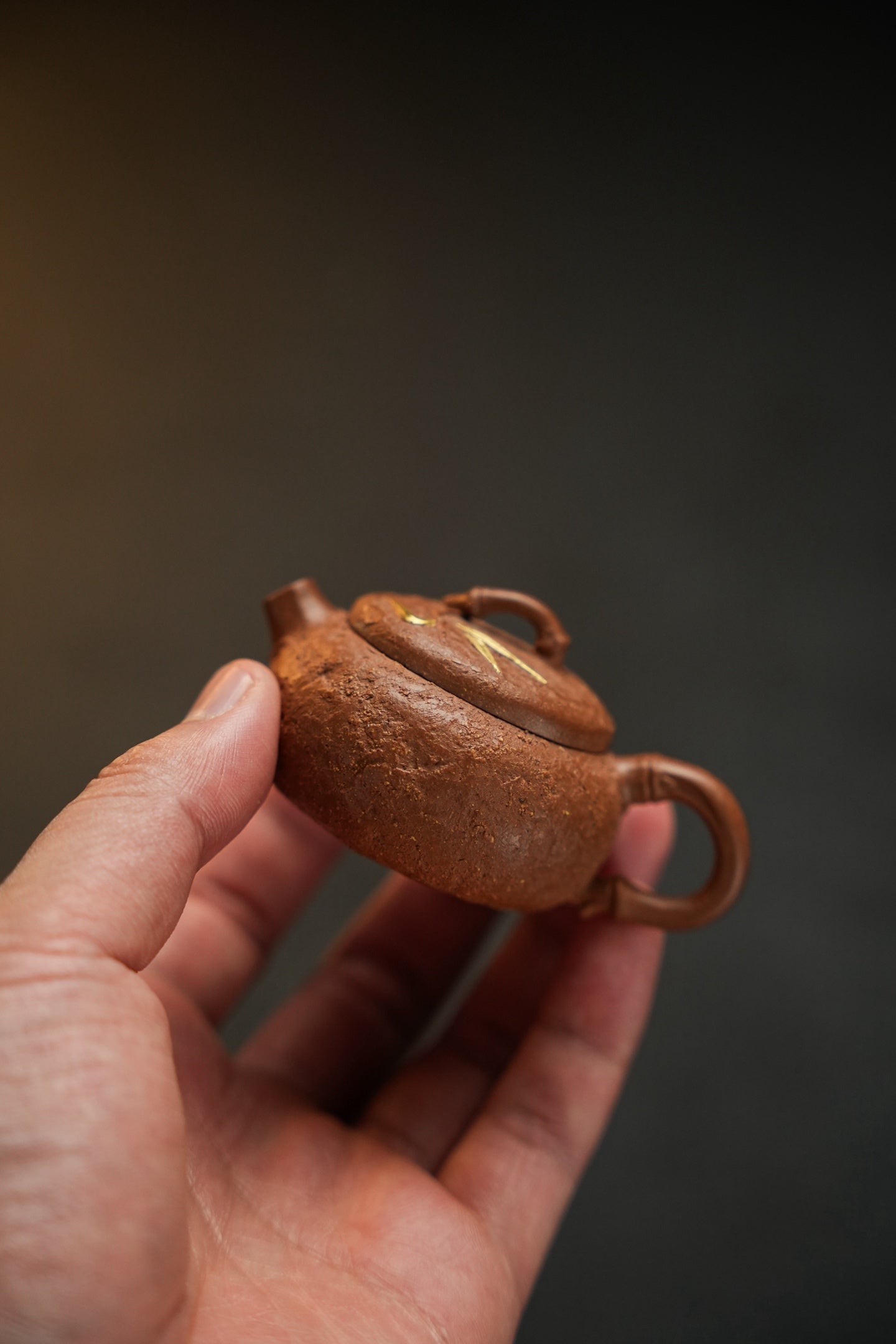 观竹·小供春·描金·50cc 极品黄降坡 质感十足