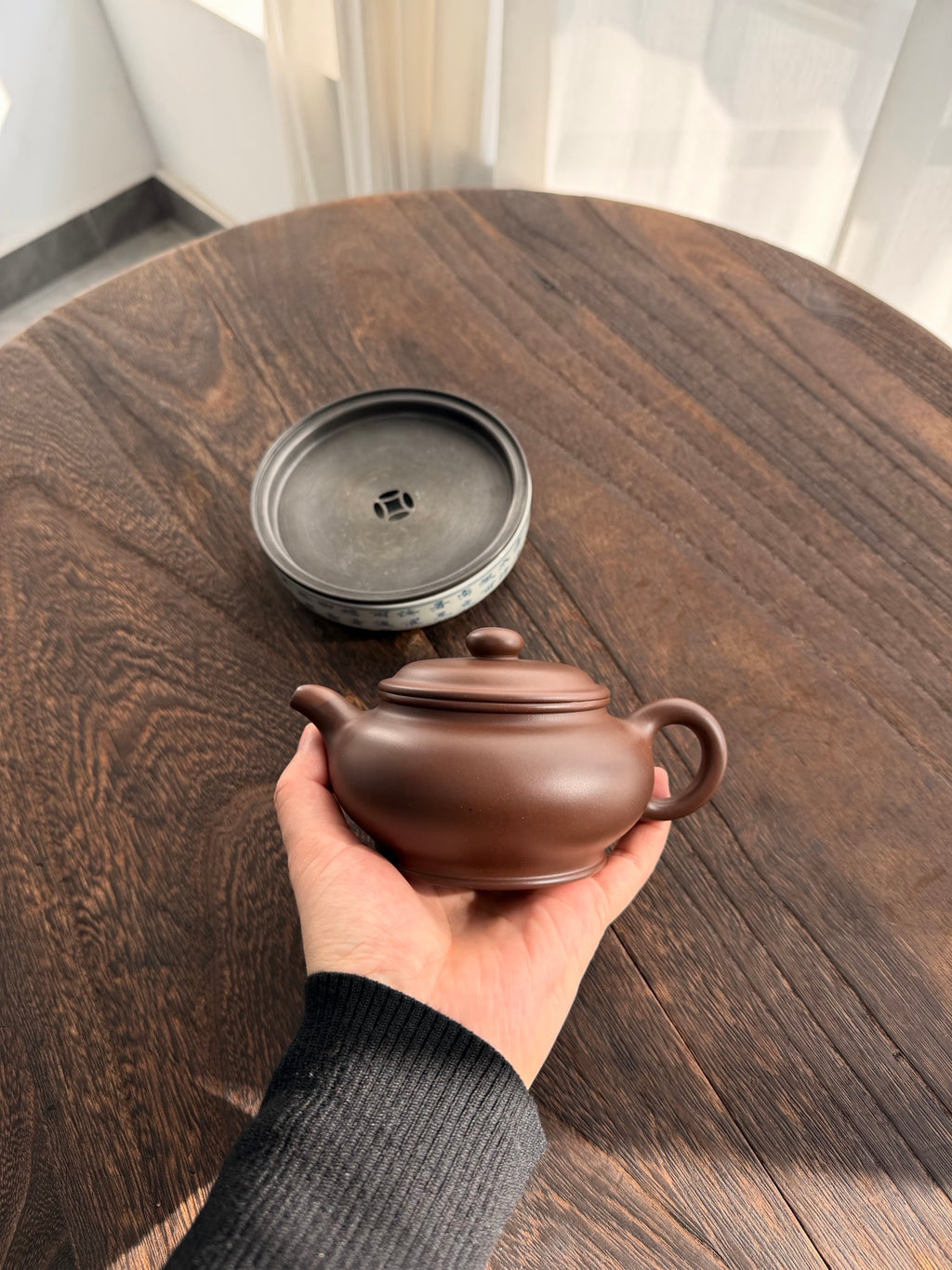 友明仿古·全手工·300cc 原矿极品老紫泥 正宗润泽