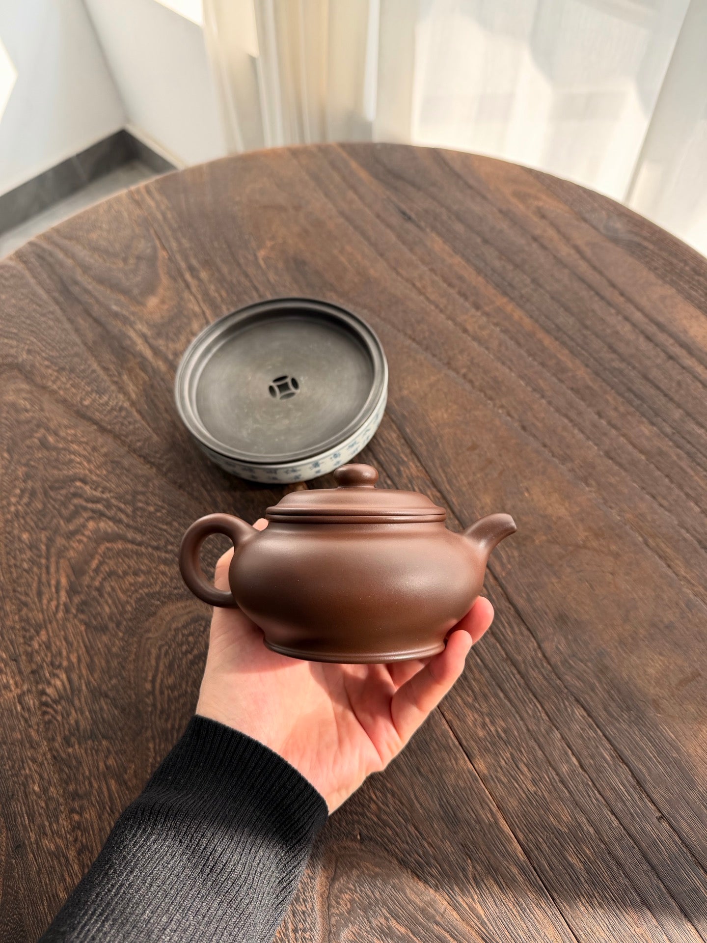 友明仿古·全手工·300cc 原矿极品老紫泥 正宗润泽
