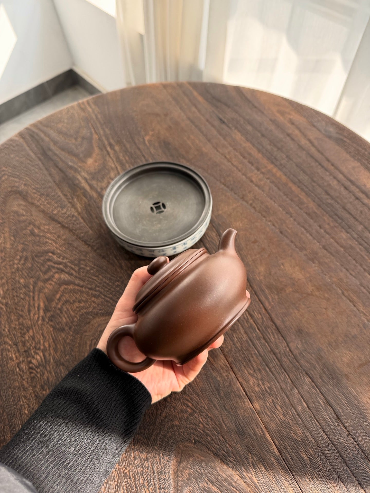 友明仿古·全手工·300cc 原矿极品老紫泥 正宗润泽