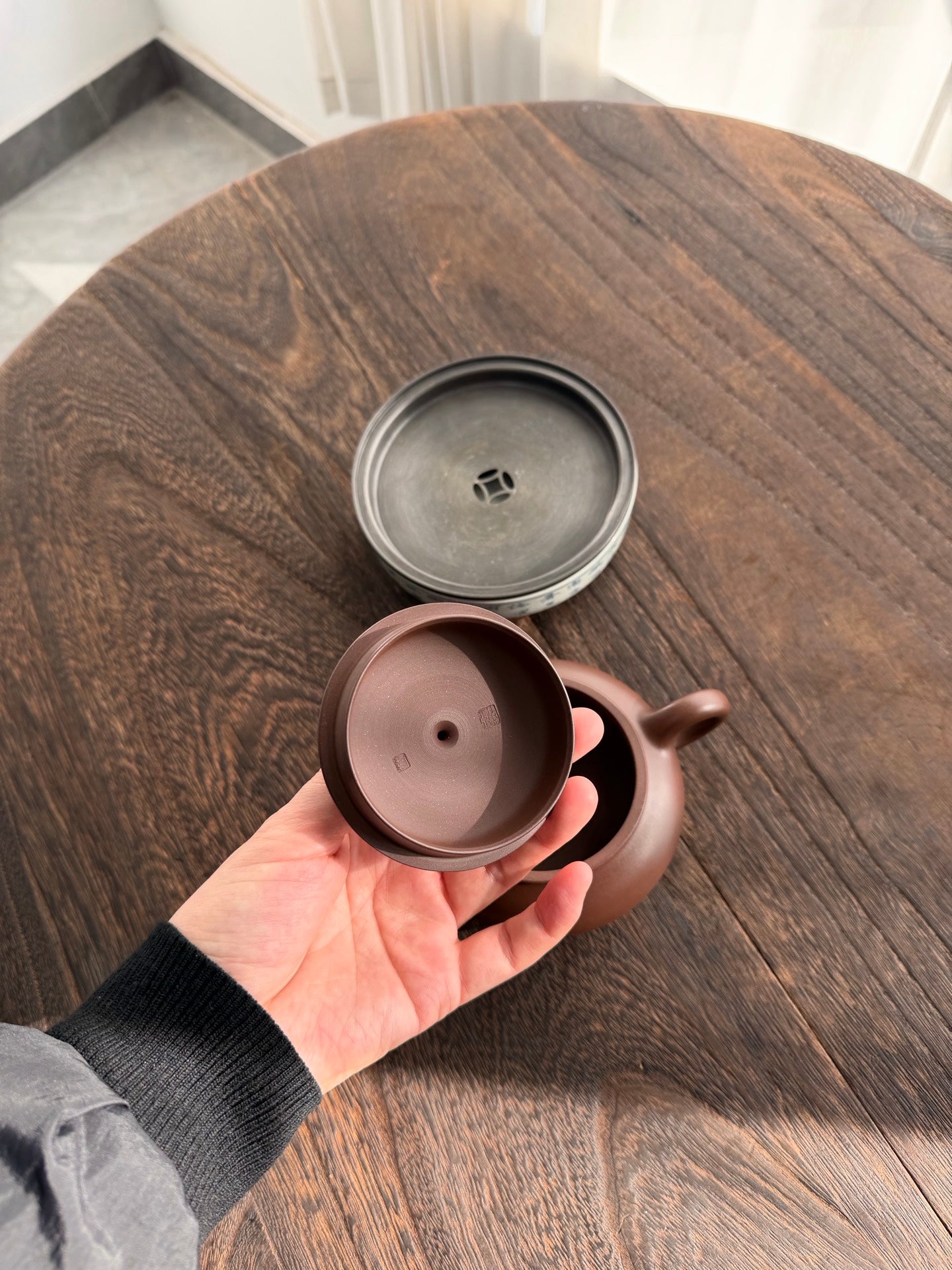 友明仿古·全手工·300cc 原矿极品老紫泥 正宗润泽