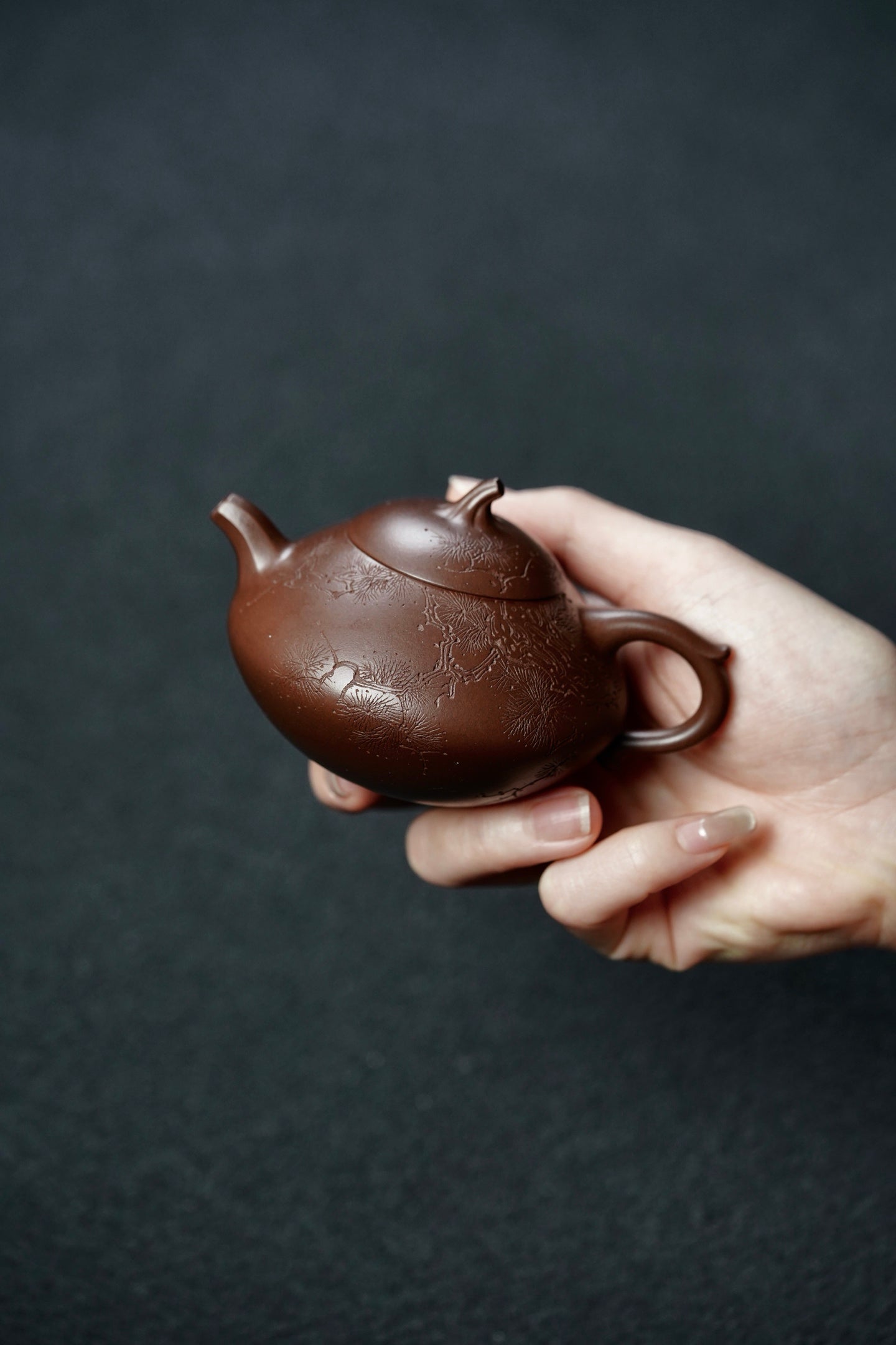 甜瓜茄段·小精品·110cc 极品老紫泥料 慕古润泽