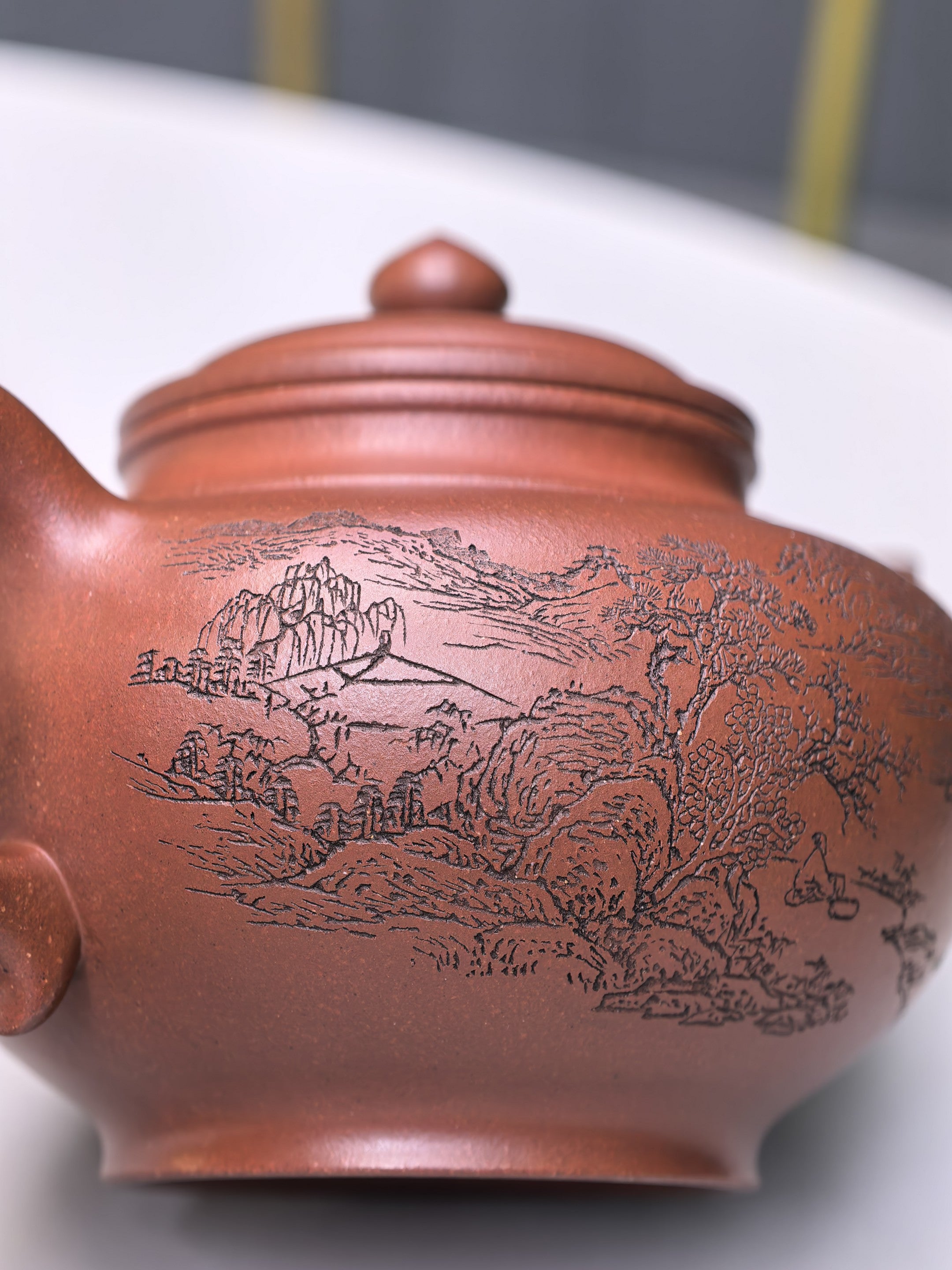 宏林山水·礼藏天下｜陈宏林大师传世巅峰臻品【笑樱壶】原矿极品底槽清·420cc