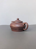 程辉大师紫砂界的功勋级领军人物·精品佳作《竹韵壶》原矿极品乾隆青灰段·260cc