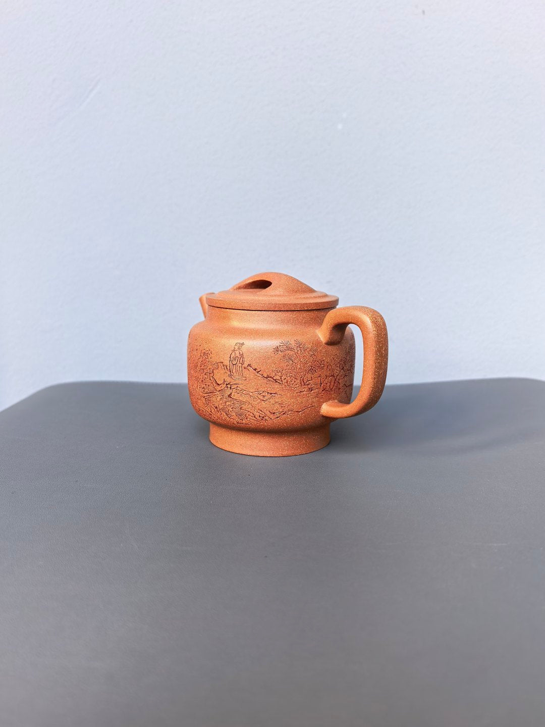 程辉大师 紫砂界的功勋级领军人物·精品佳作《牛盖德钟壶》原矿极品老段泥·450cc