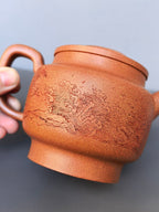 程辉大师 紫砂界的功勋级领军人物·精品佳作《牛盖德钟壶》原矿极品老段泥·450cc