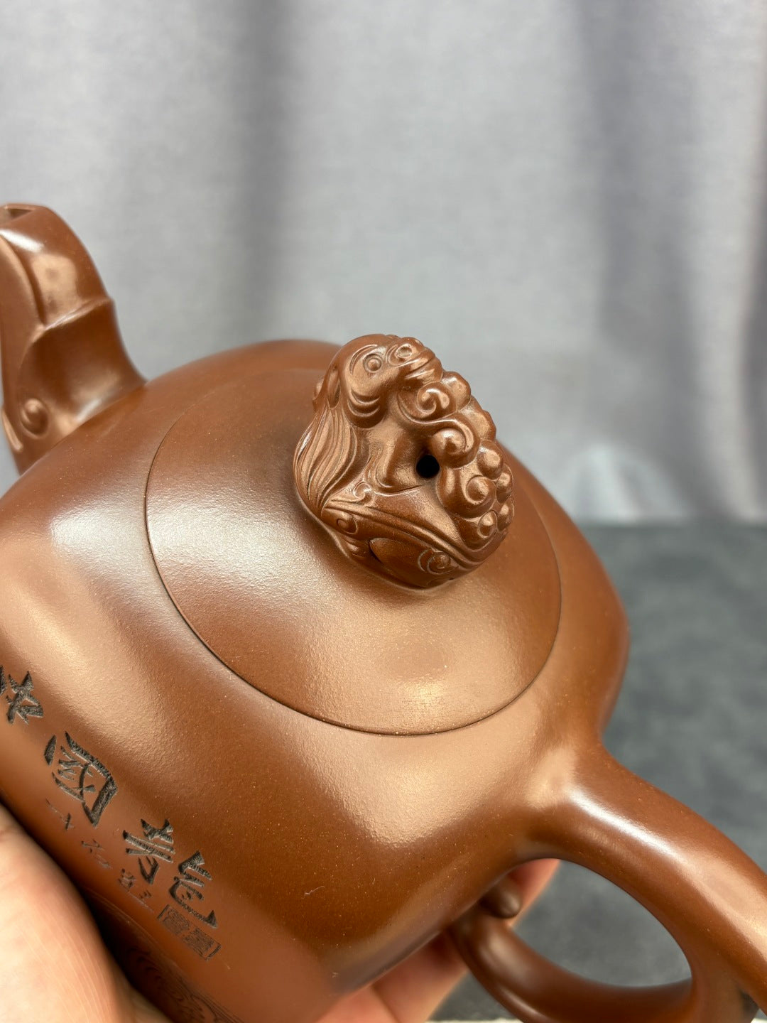 【程辉大师代表作】中国陶瓷艺术终身成就奖·省大师程辉·入册款代表作《国玺龙壶》原矿极品底槽青·500cc