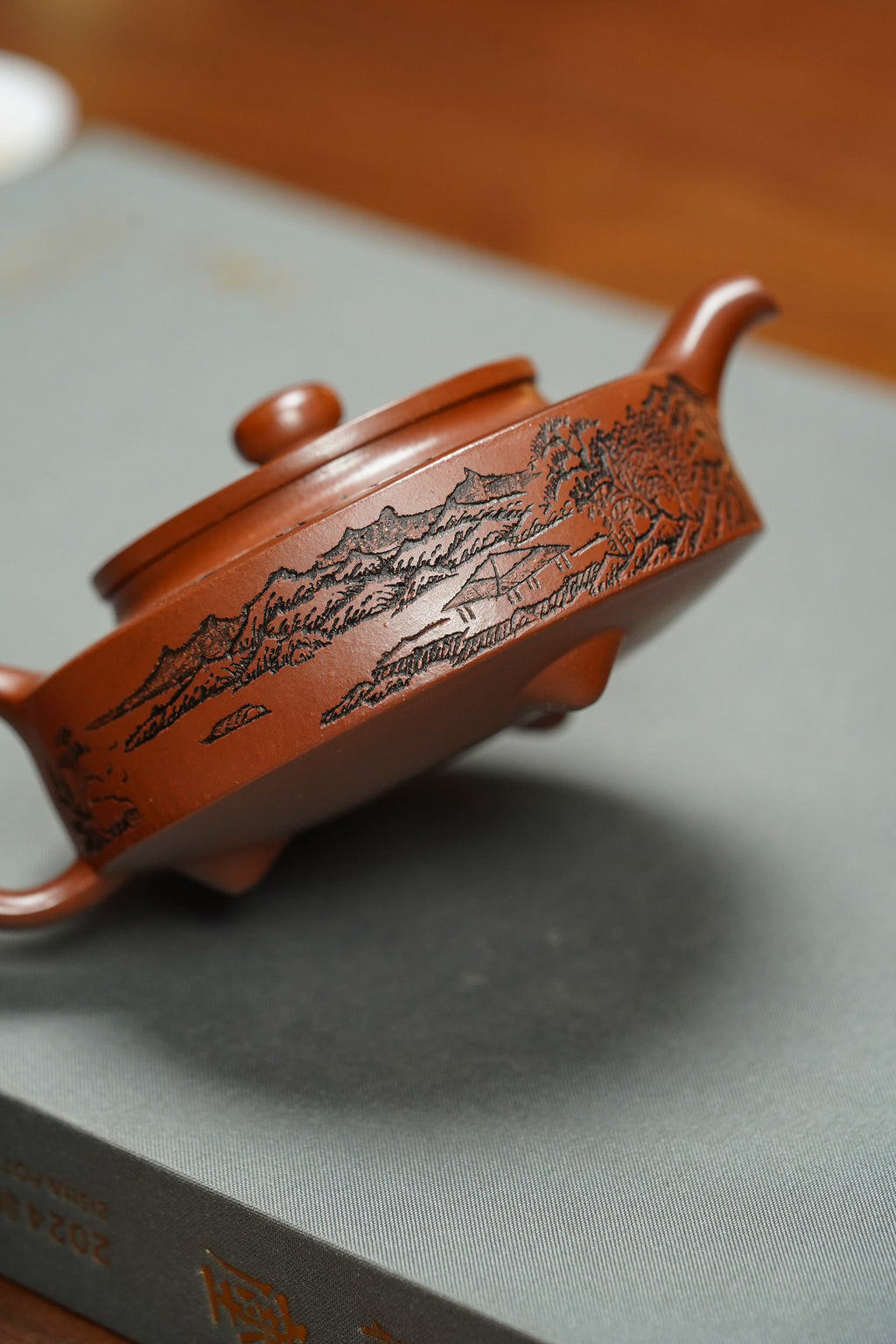 国大师李昌鸿·臻品福利🧧紫砂泰斗顾景舟传承·双国大师之作【周盘壶】原矿优质陈腐清水泥·125cc