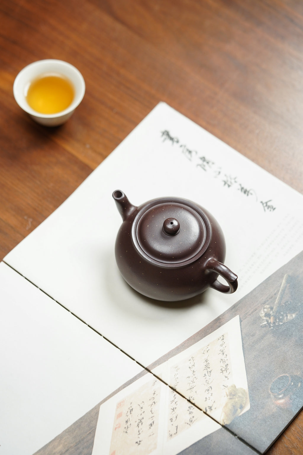 国大师李昌鸿·紫砂泰斗顾景舟传承·双国大师之作【德钟壶】原矿优质紫玉金砂·160cc
