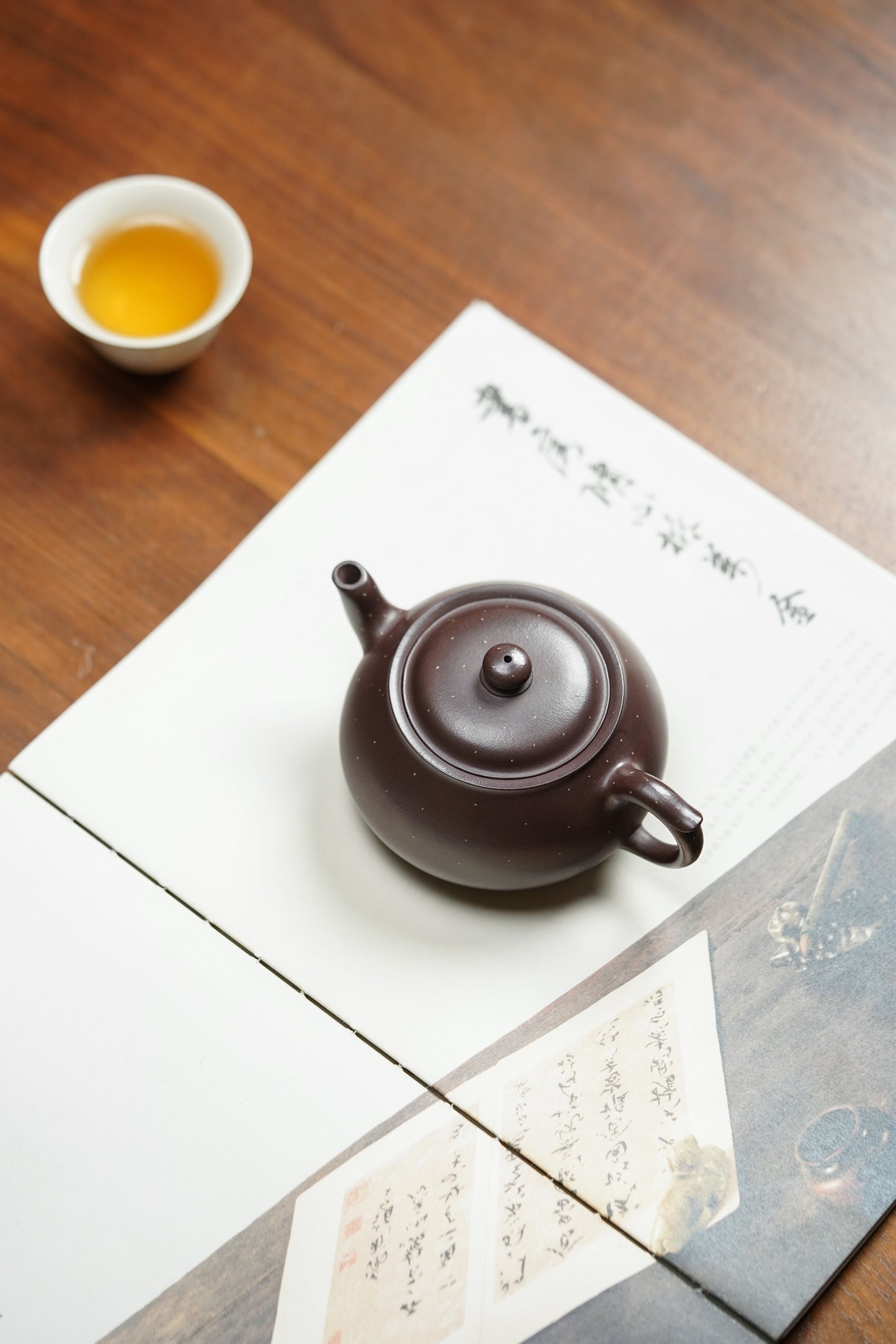 国大师李昌鸿·紫砂泰斗顾景舟传承·双国大师之作【德钟壶】原矿优质紫玉金砂·160cc