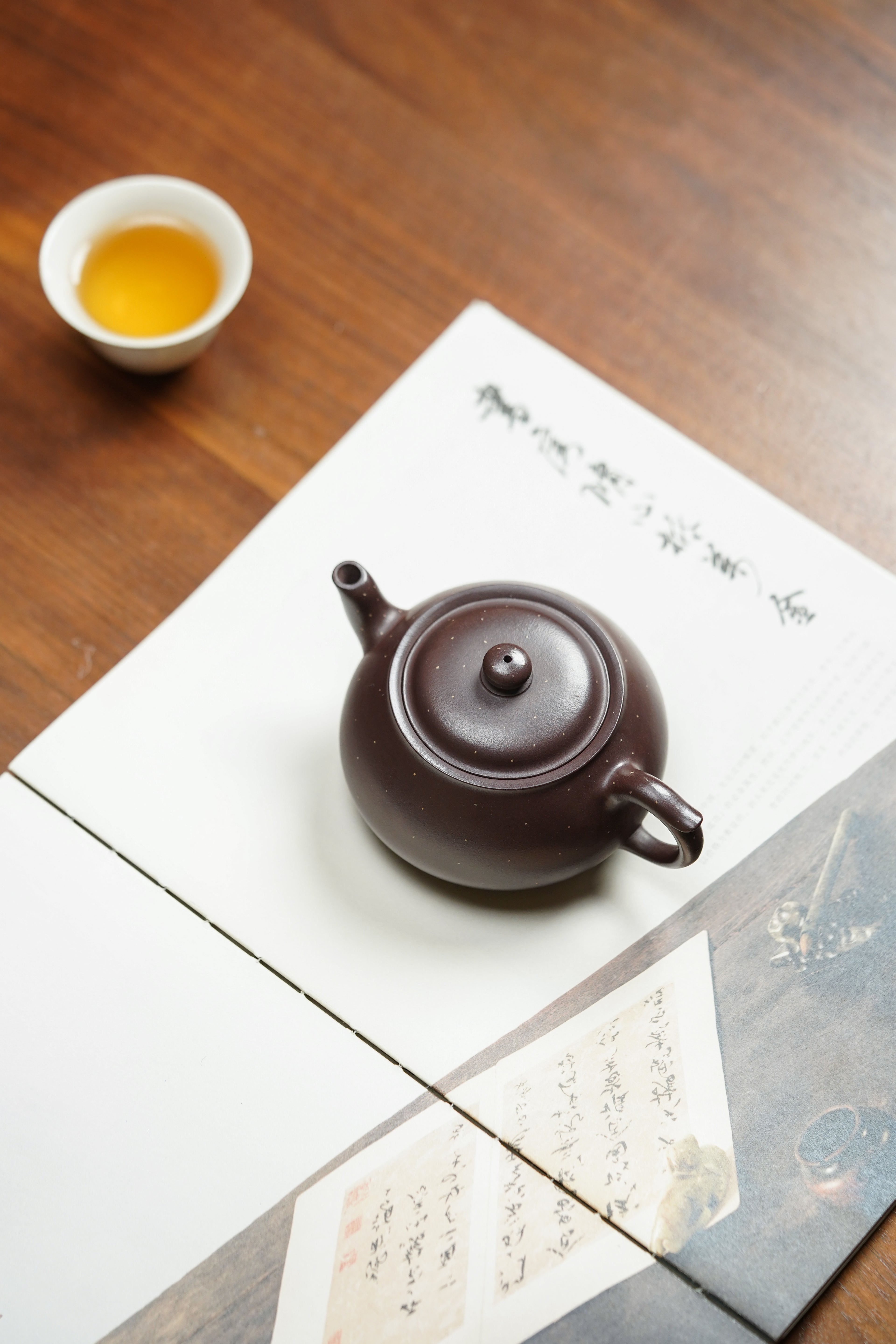 国大师李昌鸿·紫砂泰斗顾景舟传承·双国大师之作【德钟壶】原矿优质紫玉金砂·160cc