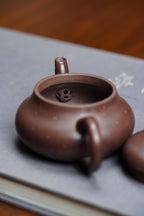 国大师李昌鸿·紫砂泰斗顾景舟传承·双国大师之作【德钟壶】原矿优质紫玉金砂·160cc