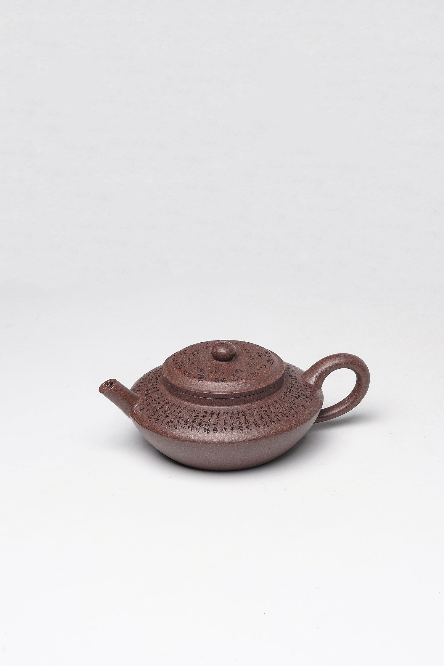一器藏心经·紫砂纳万福｜郑求标大师｜心经至尊藏品《虚扁壶》原矿极品老紫泥·220cc