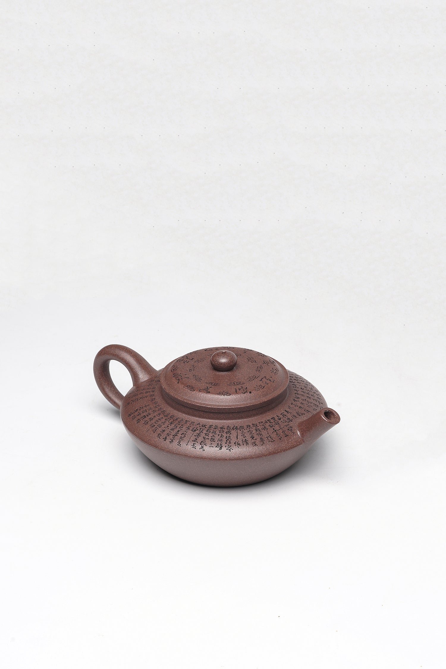 一器藏心经·紫砂纳万福｜郑求标大师｜心经至尊藏品《虚扁壶》原矿极品老紫泥·220cc