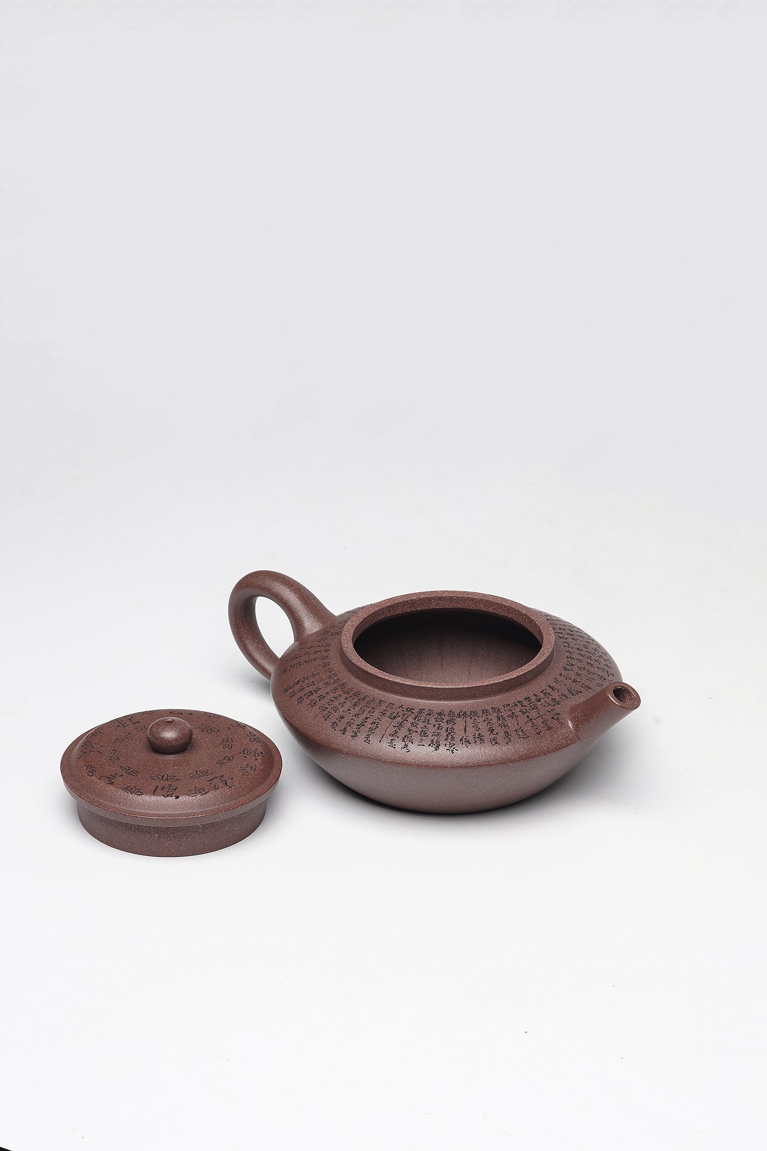 一器藏心经·紫砂纳万福｜郑求标大师｜心经至尊藏品《虚扁壶》原矿极品老紫泥·220cc