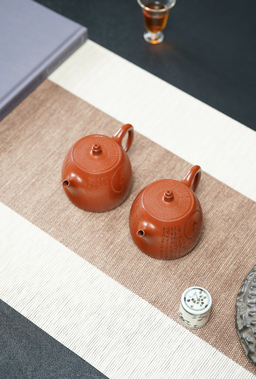 郑求标大师｜三心经至尊臻品【心经汉铎壶】原矿极品朱泥·280cc