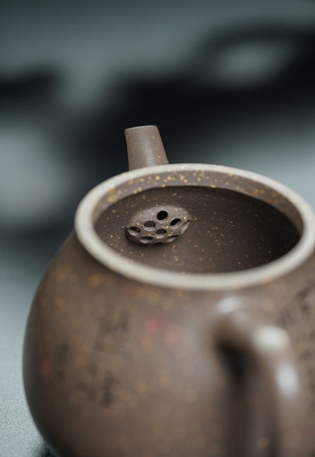 储立之大师｜中国陶瓷艺术终身成就奖获得者｜典藏重器【风竹高石瓢壶】原矿优质沉香砂 300cc