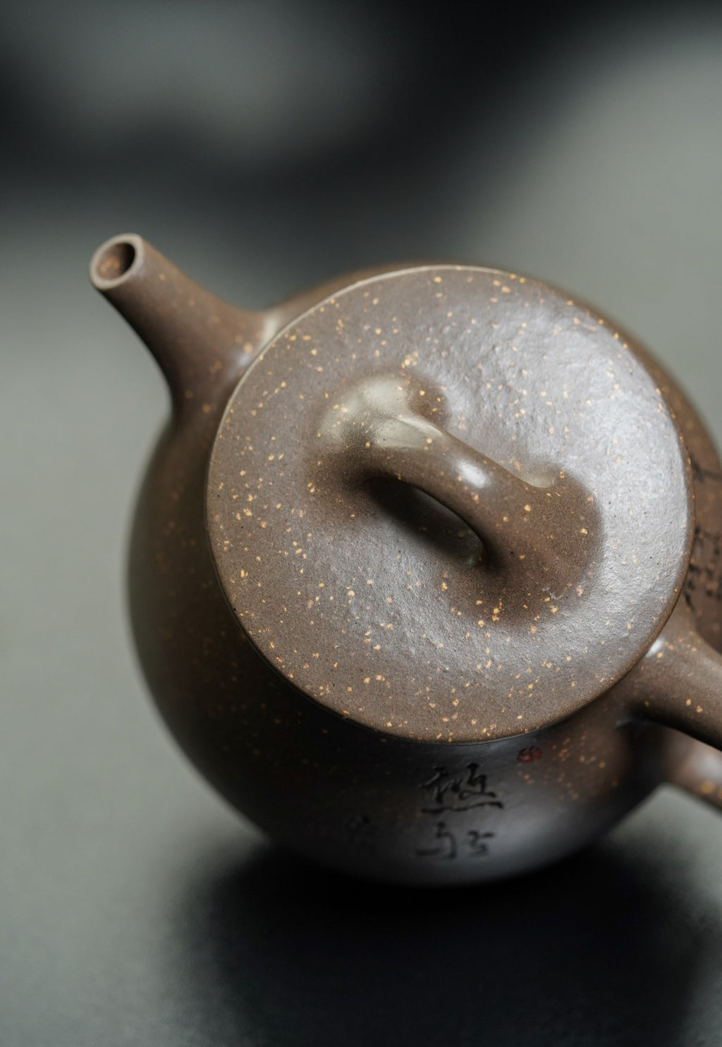 储立之大师｜中国陶瓷艺术终身成就奖获得者｜典藏重器【风竹高石瓢壶】原矿优质沉香砂 300cc
