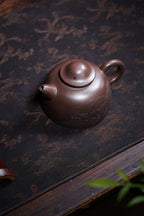 储立之大师｜中国陶瓷艺术终身成就奖获得者｜典藏重器【渔翁壶】原矿优质·紫玉金砂·380cc