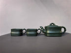 范泽锋大师高徒·省大师邱爽紫砂潜力重器【竹段套组】原矿优质苏门答腊青·260cc