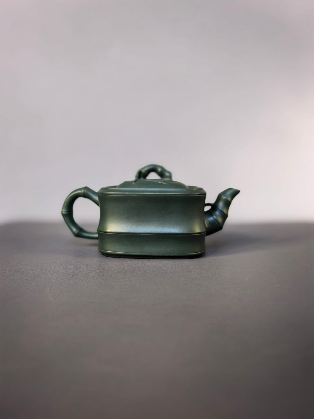 范泽锋大师高徒·省大师邱爽紫砂潜力重器【竹段套组】原矿优质苏门答腊青·260cc